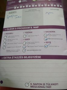 FLP Clean 9 napló